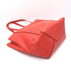 Cabas Phantom Red Pebbled Leather Tote Bag