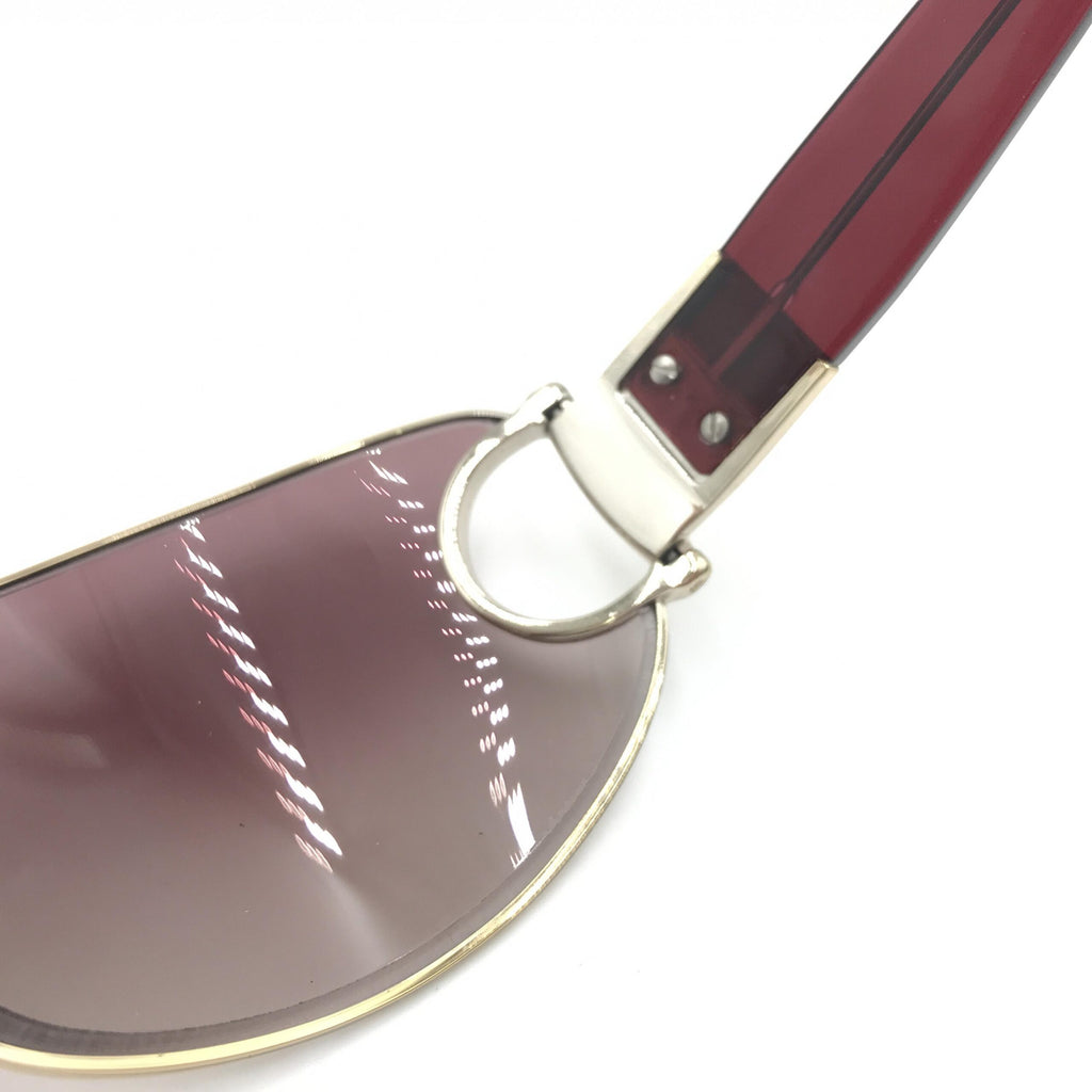 Aviator Horsebit Sunglasses With Tinted Lenses