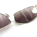 Aviator Horsebit Sunglasses With Tinted Lenses