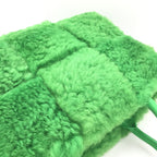 Bottega Veneta Arco Tote Intrecciato Shearling Small