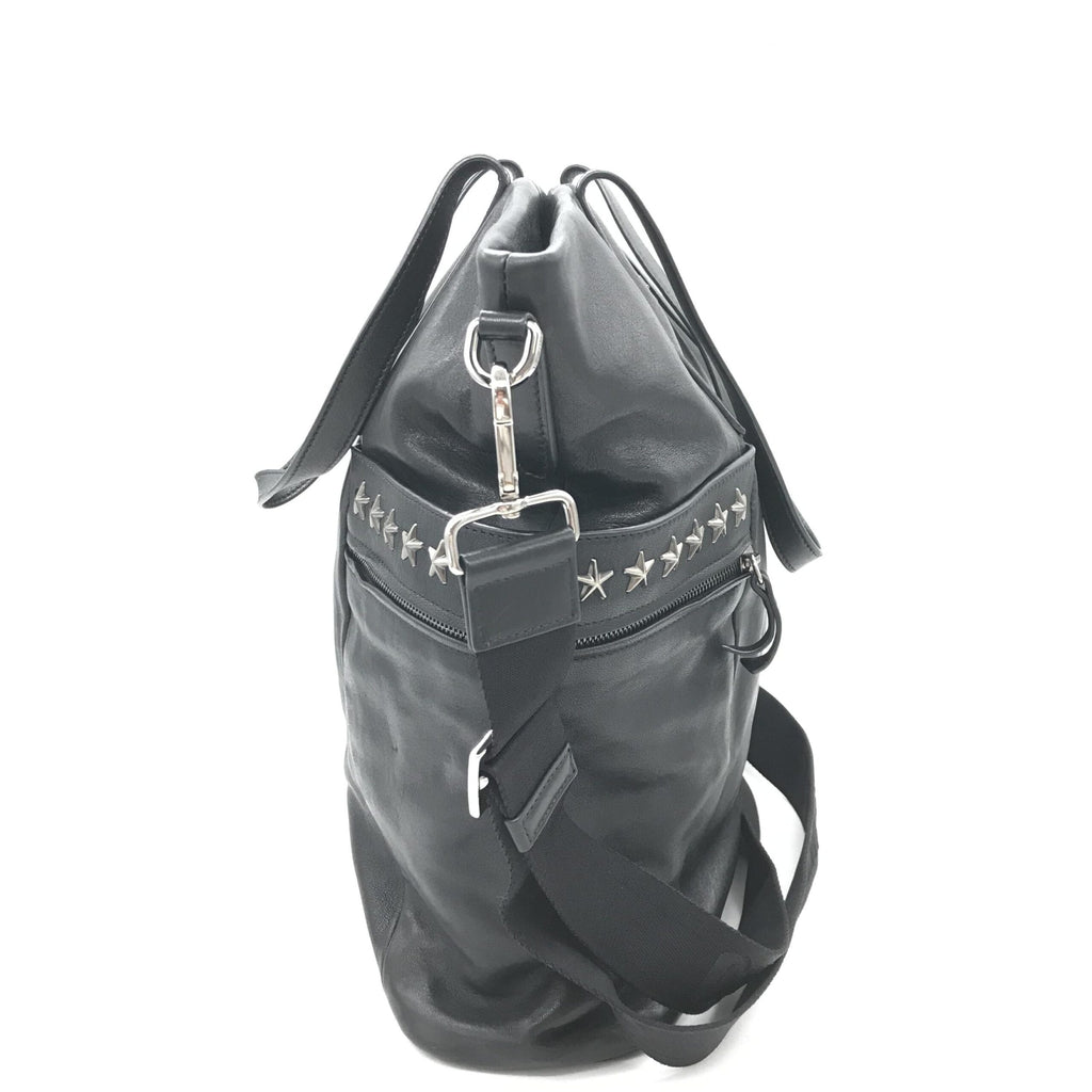 Balfour Black Leather Studs Tote