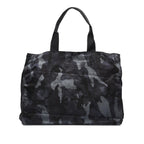 Black Camouflage Tessuto Nylon Tote Bag