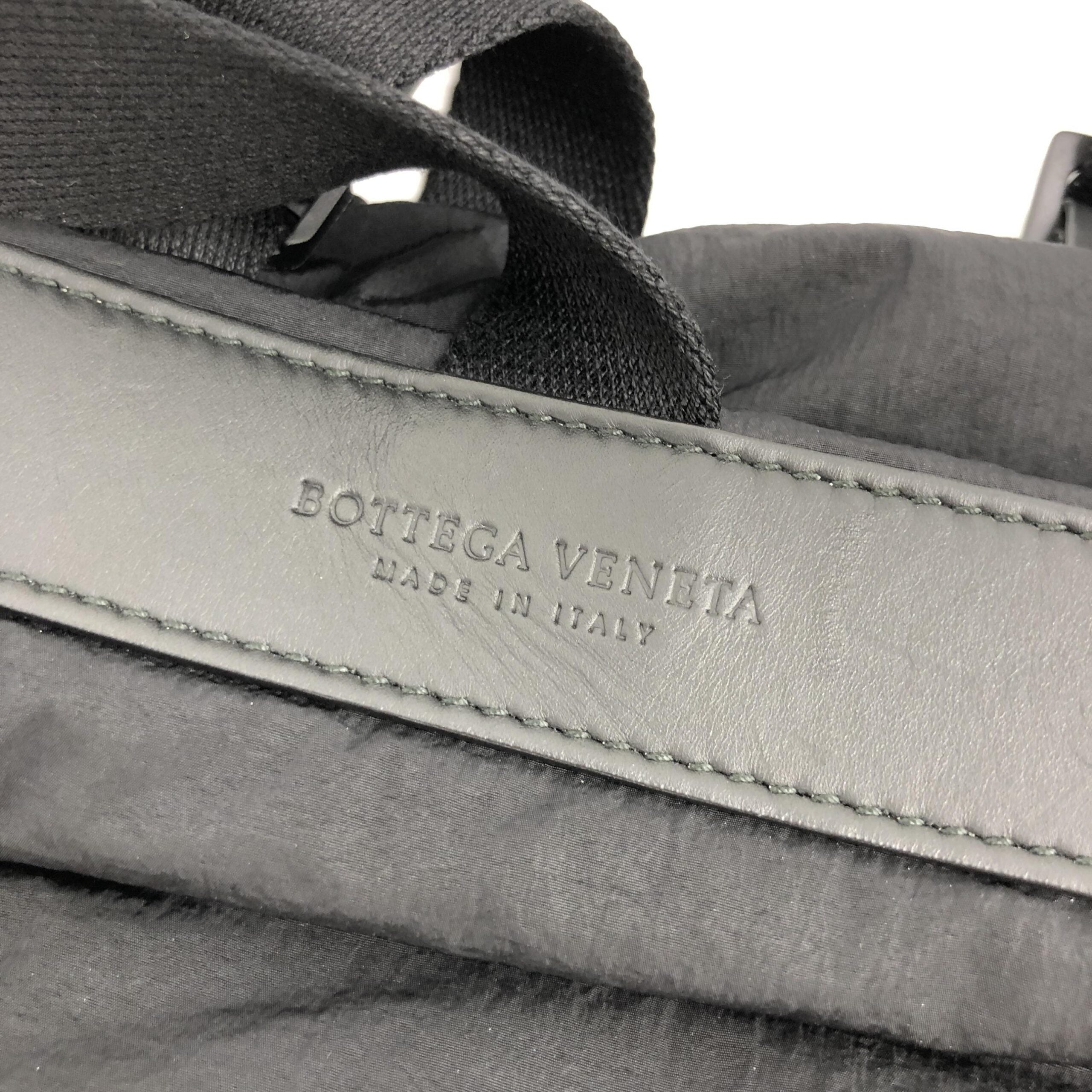 Black And Blue Nylon Convertible Tote