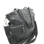 Balfour Black Leather Studs Tote