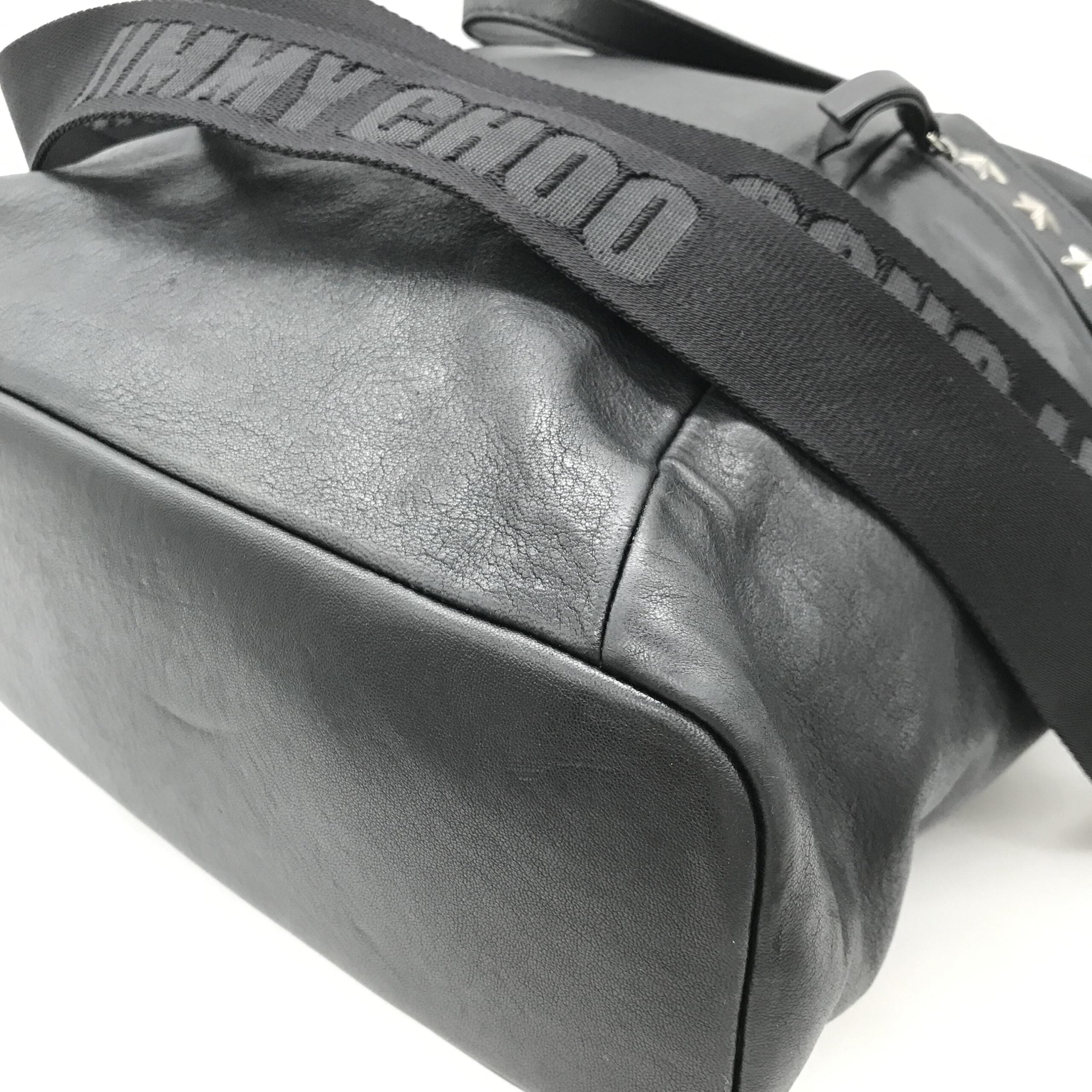 Balfour Black Leather Studs Tote