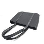 Black C Macadam Canvas Tote Bag