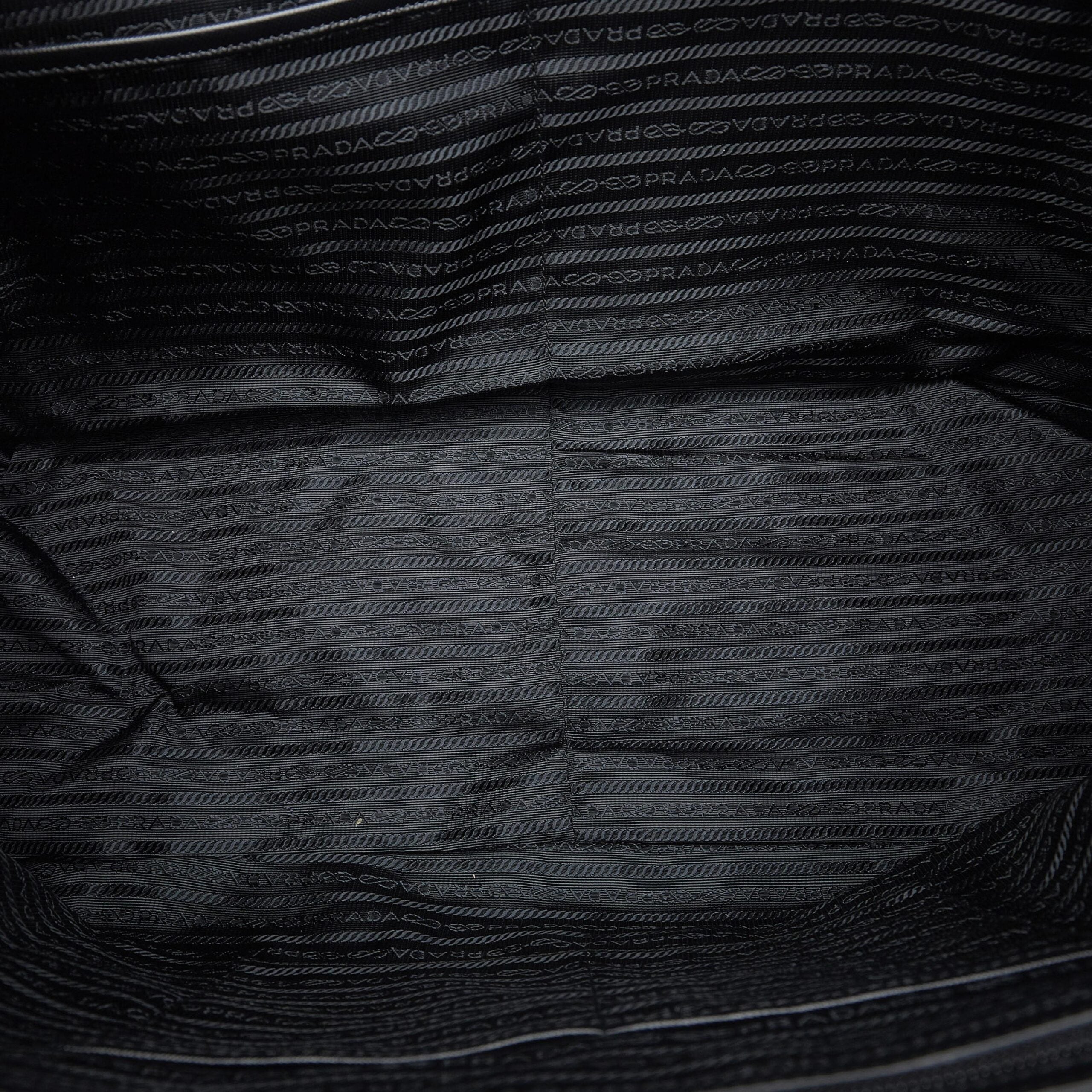 Black Camouflage Tessuto Nylon Tote Bag