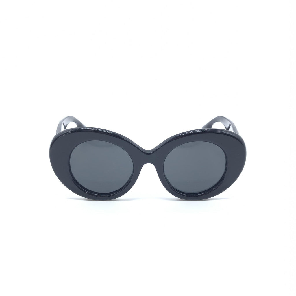 Black Oversized Round Sunglasses