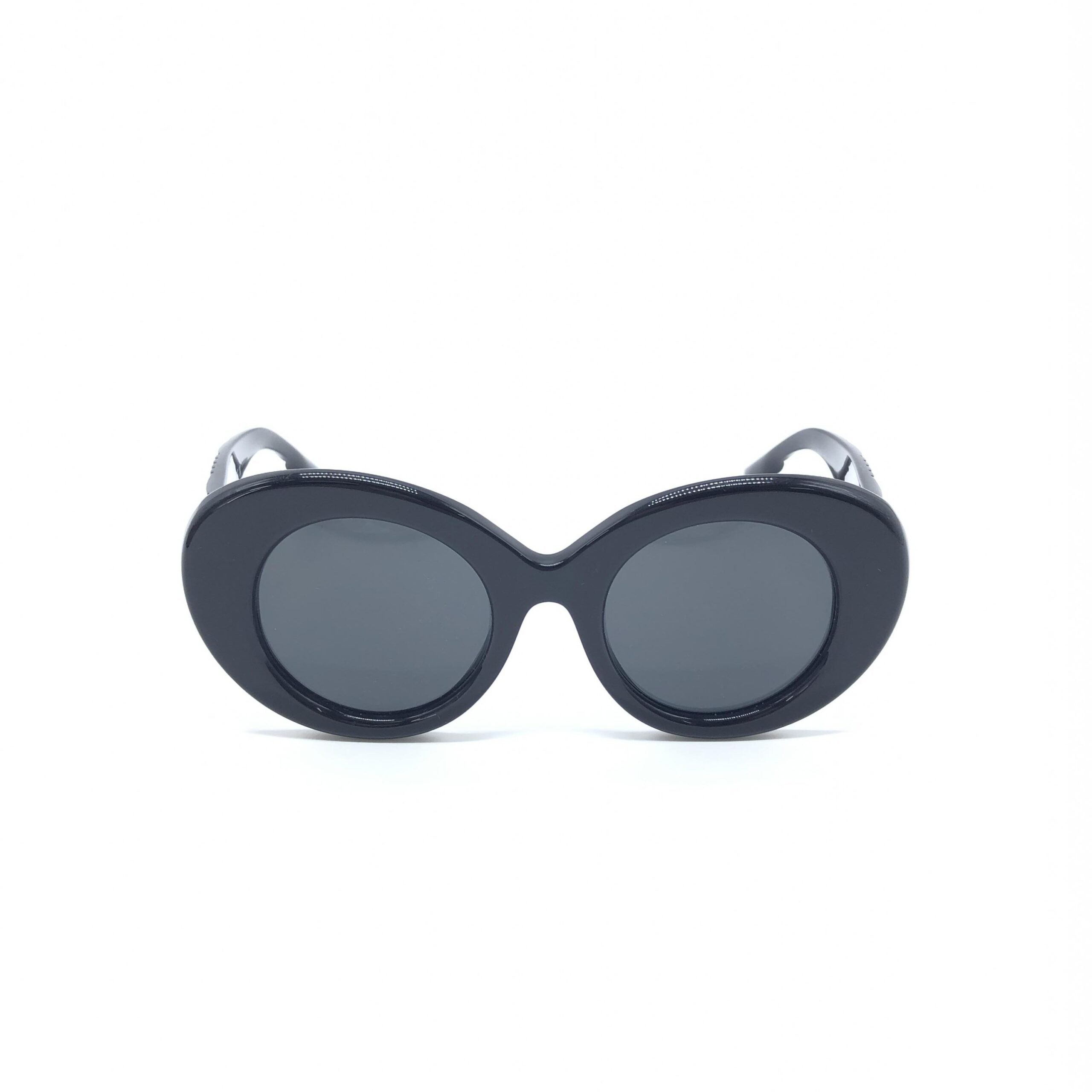 Black Oversized Round Sunglasses
