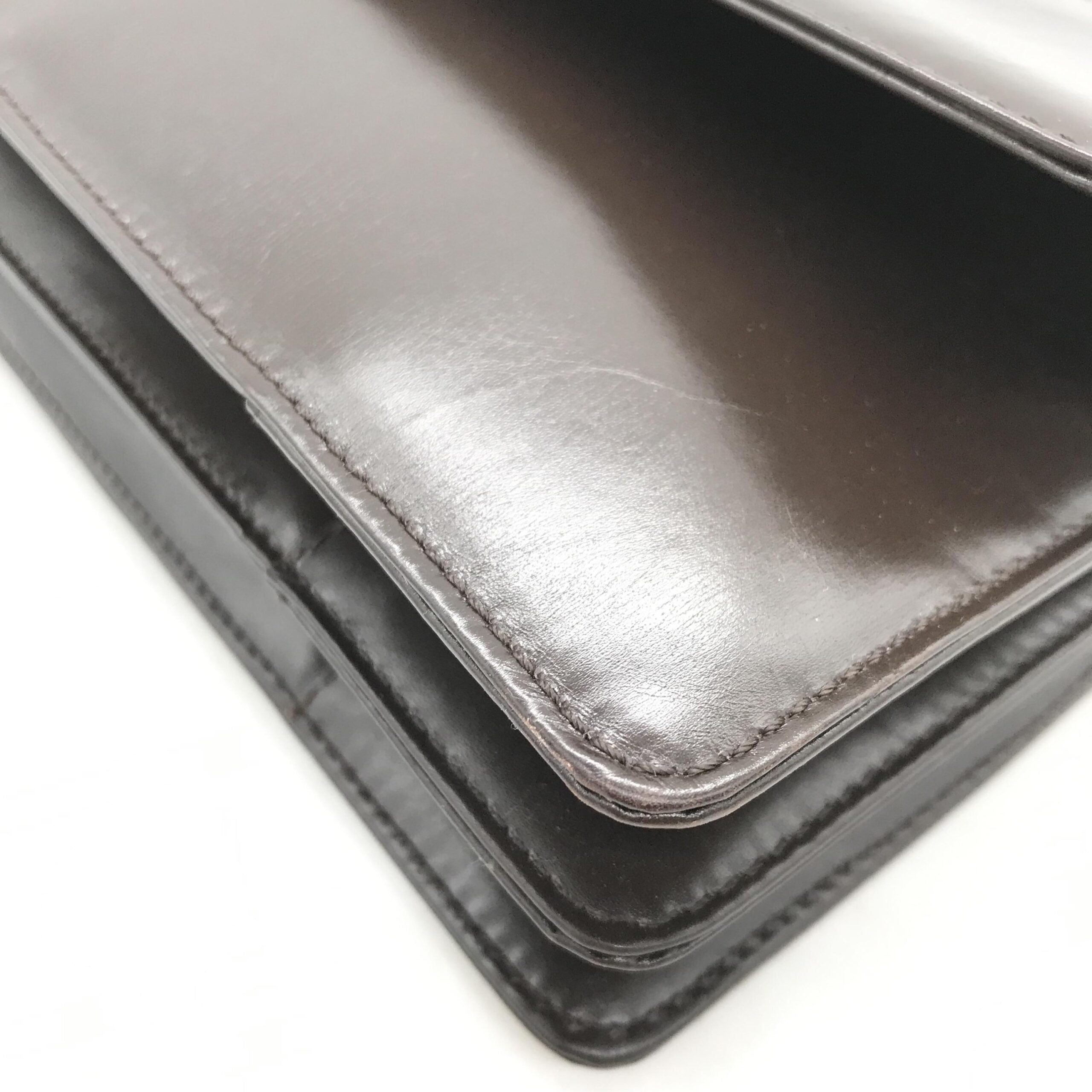 Black Leather Shoulder Bag