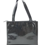 Black Patent Leather Tote