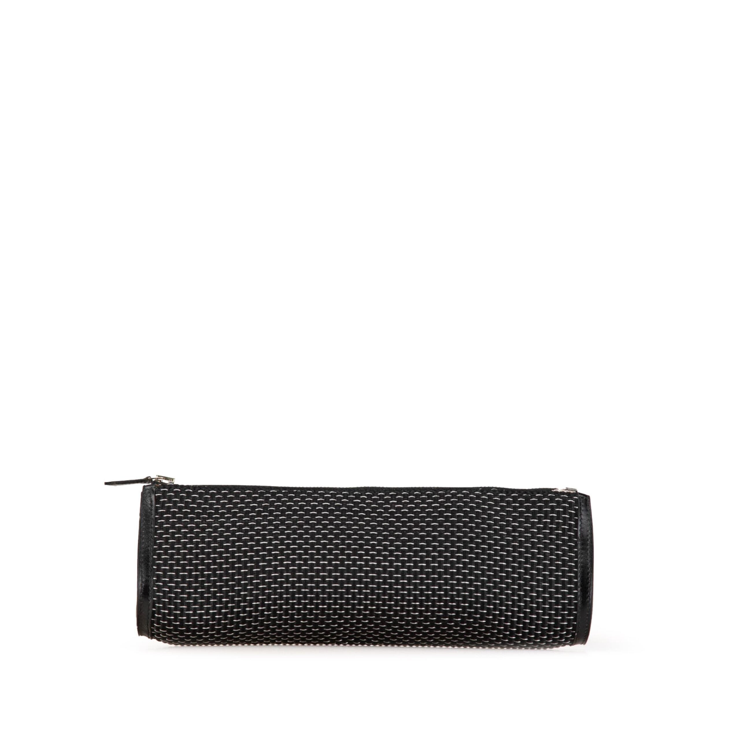 Black Woven Shoulder Bag