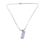 Blue Trotter Pendant Necklace