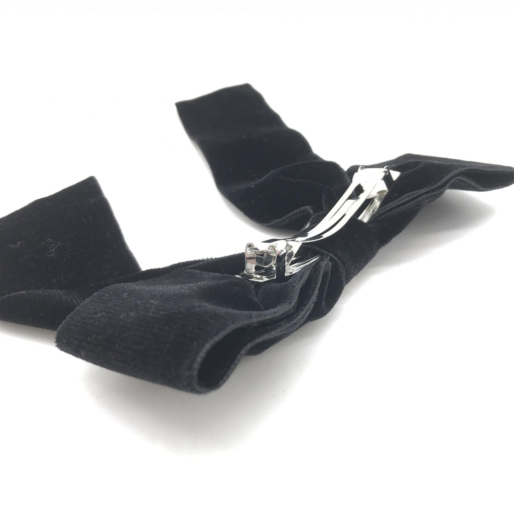 Black Velvet Bow Hair Accessory
