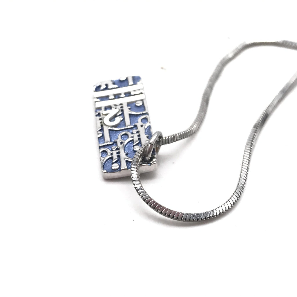 Blue Trotter Pendant Necklace