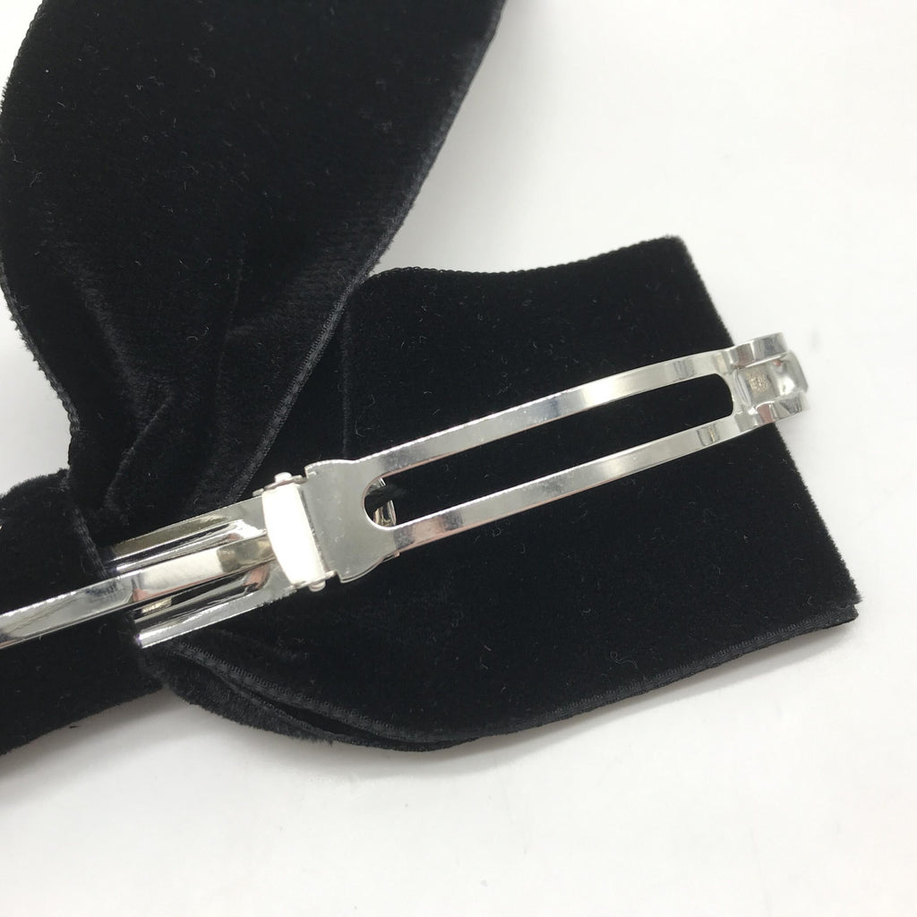 Black Velvet Bow Hair Accessory