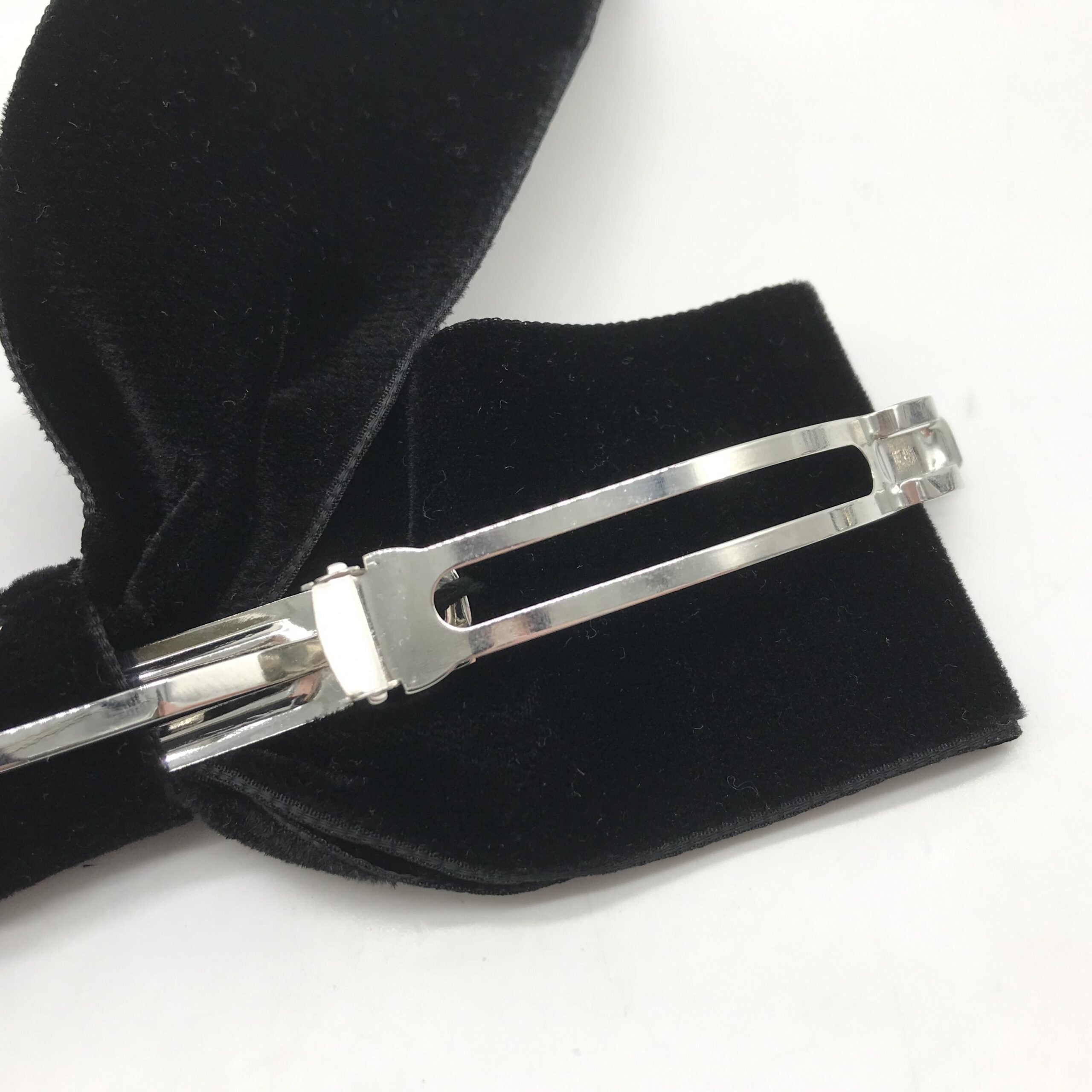 Black Velvet Bow Hair Accessory