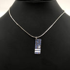 Blue Trotter Pendant Necklace