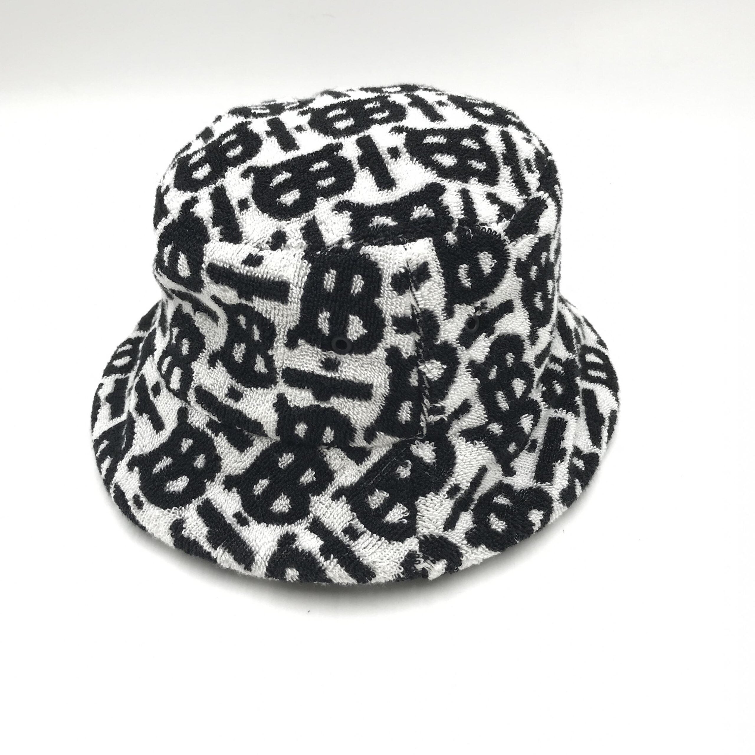 Burberry Cotton Monogram Jacquard Towel Bucket Hat