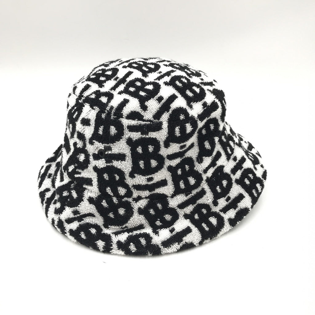 Burberry Cotton Monogram Jacquard Towel Bucket Hat