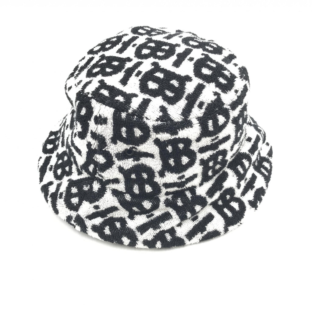 Burberry Cotton Monogram Jacquard Towel Bucket Hat