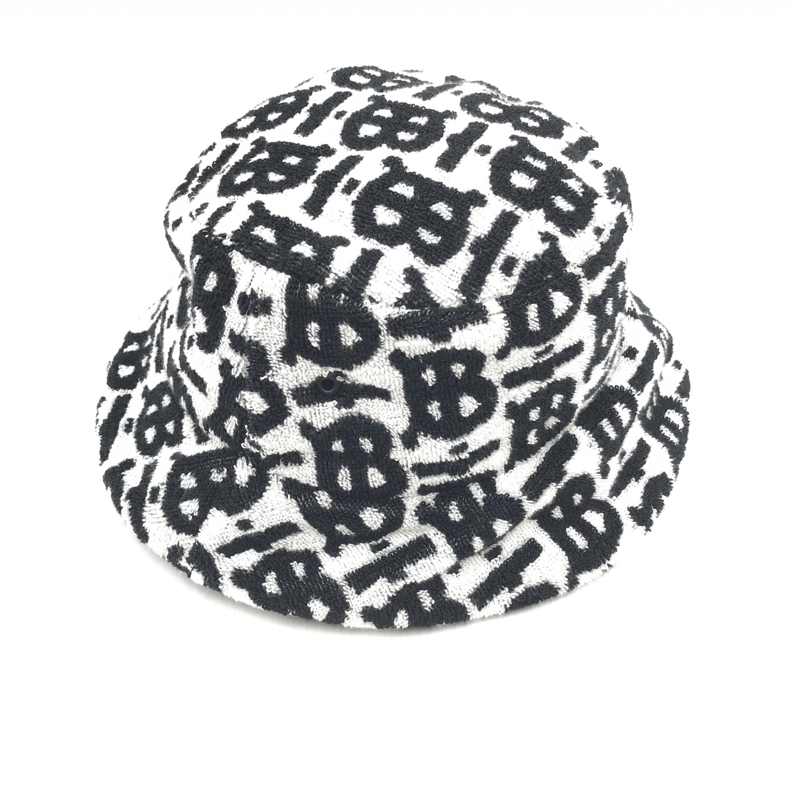 Burberry Cotton Monogram Jacquard Towel Bucket Hat