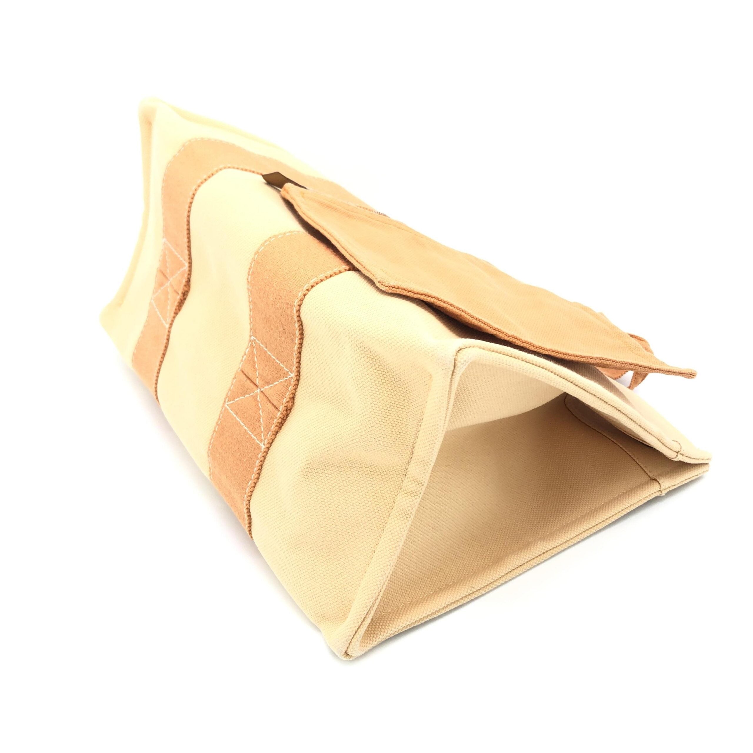 Canvas Tote Bag In Pastel Orange