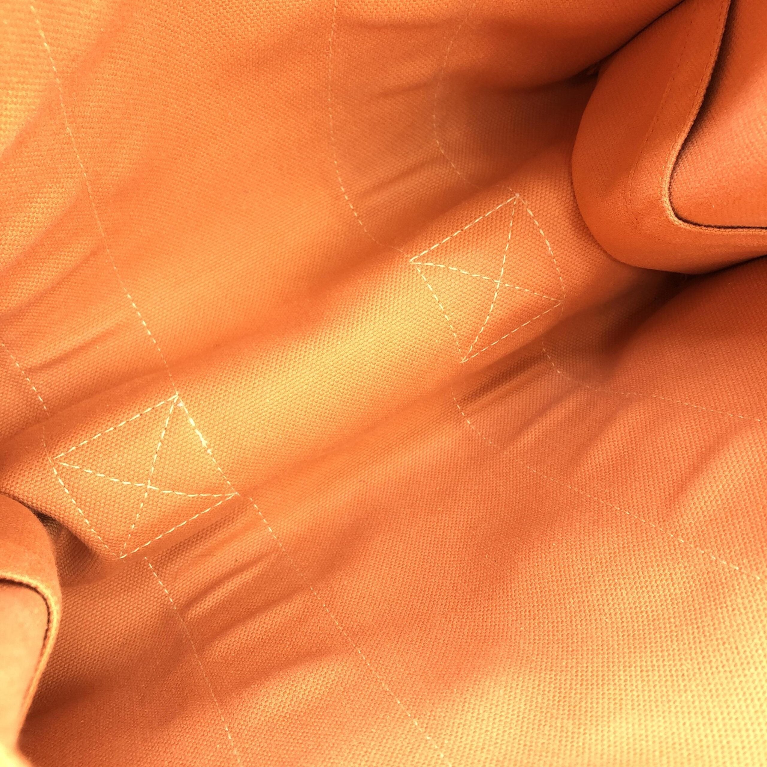 Canvas Tote Bag In Pastel Orange