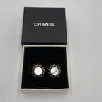 CC Button Clip-On Earrings