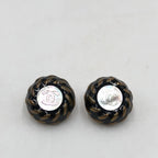 CC Button Clip-On Earrings