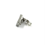 Coco Mark Earrings Black/White/Silver