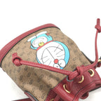 Doraemon X Gucci Coated Canvas Bucket Bag