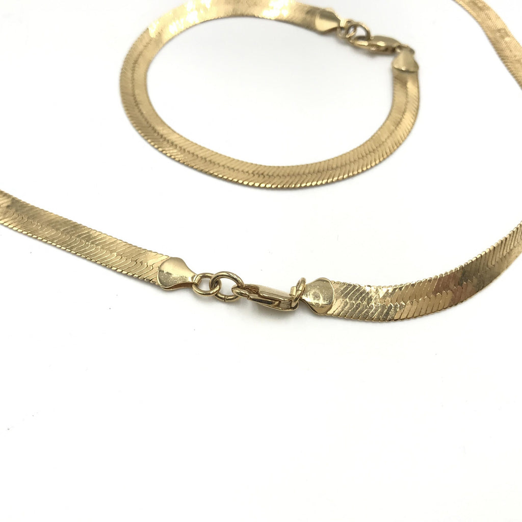 Givenchy Gold-Plated Herringbone Chain Bracelet