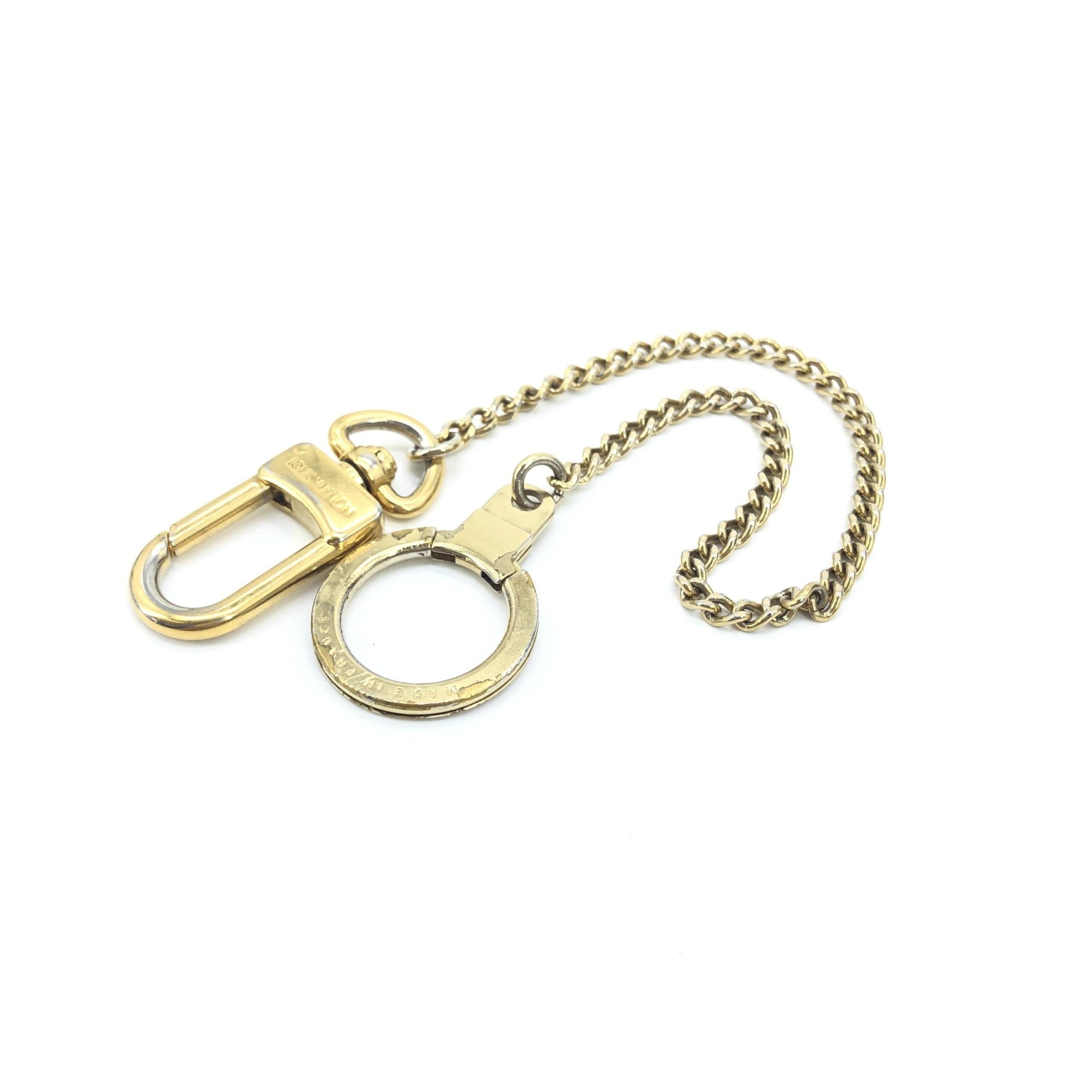 Gold Metal Bag Extender Keychain
