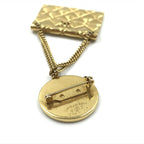 Gold Plated Bag Motif Brooch