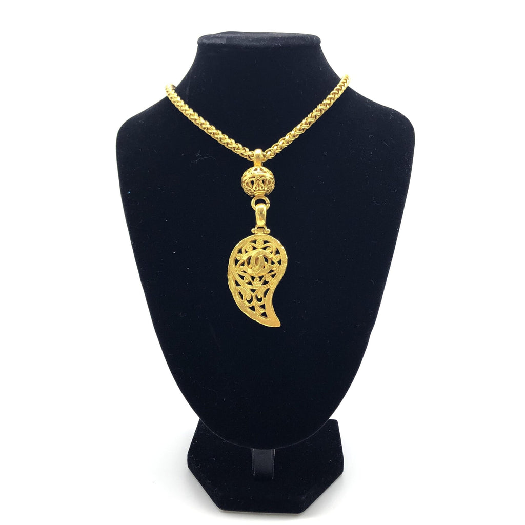 Gold Plated Coco Mark Necklace