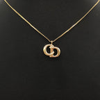 Gold Plated CD Pendant Necklace With Chain