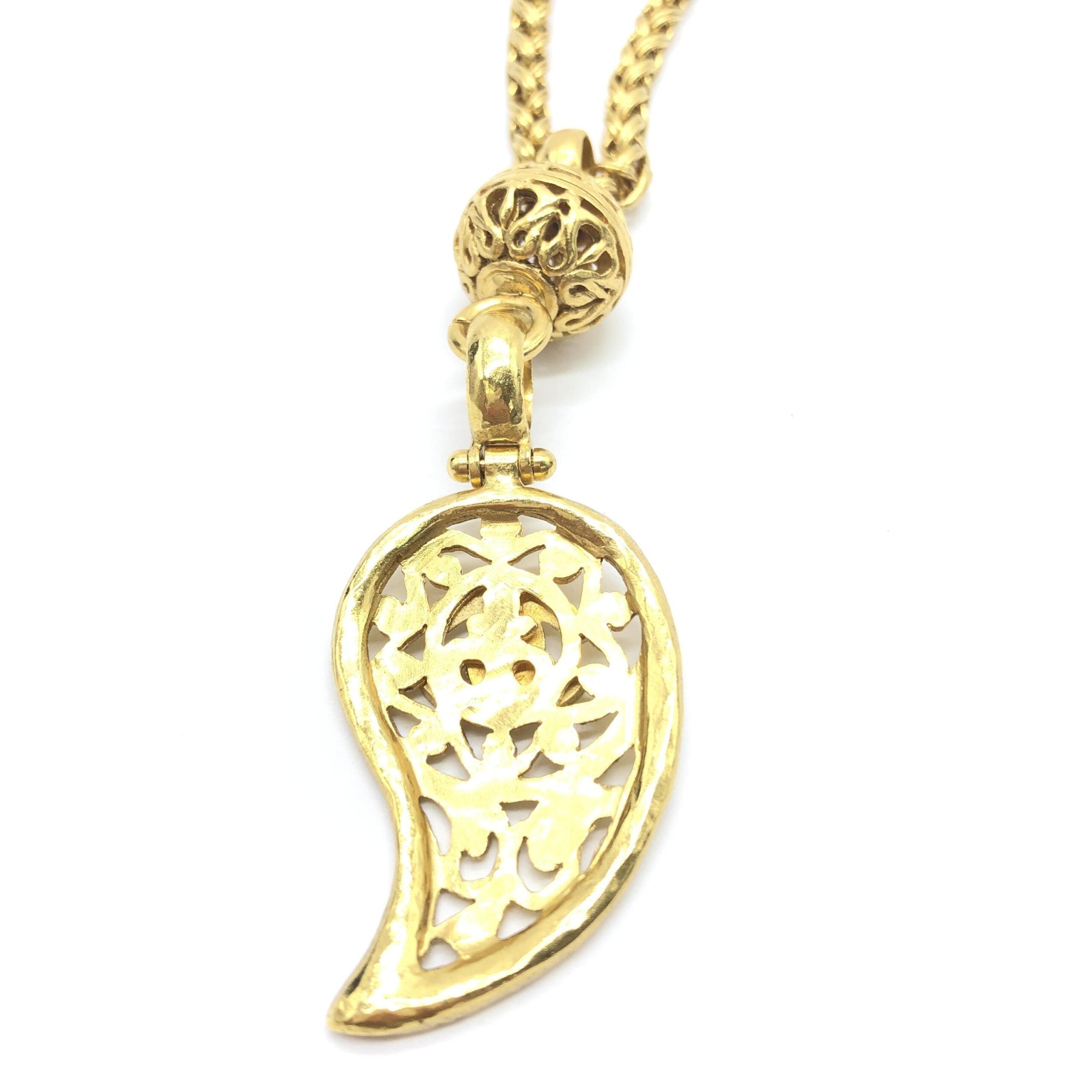 Gold Plated Coco Mark Necklace