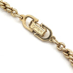 Gold Plated Lariat Bead Necklace