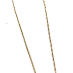 Gold Tone Bow Pendant Chain Necklace