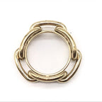 Gold-Plated Scarf Ring Accessory