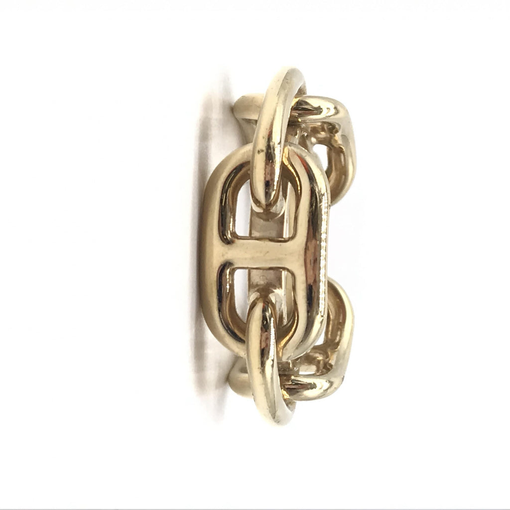 Gold-Plated Scarf Ring Accessory