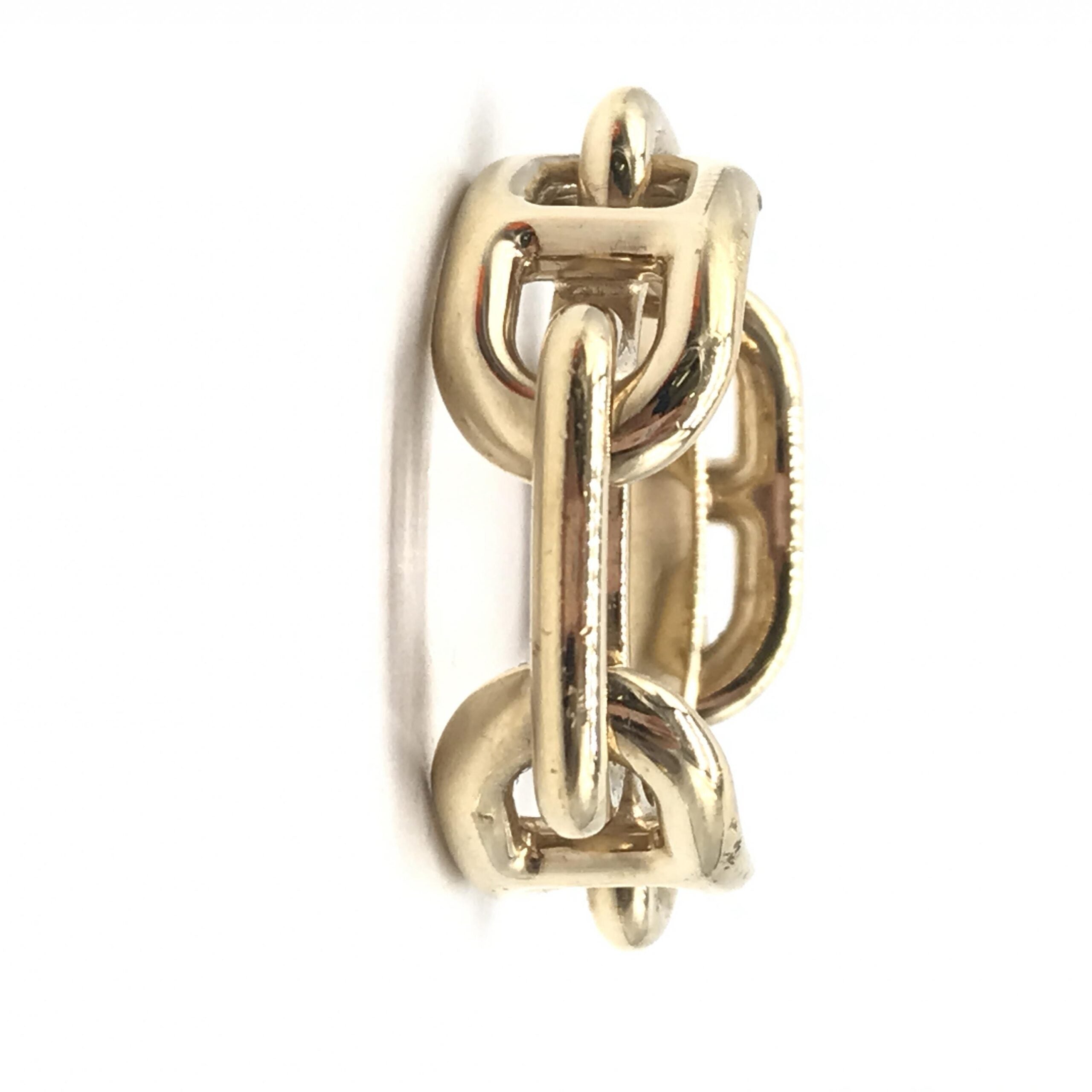 Gold-Plated Scarf Ring Accessory