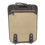 Jacquard Canvas Leather Suitcase