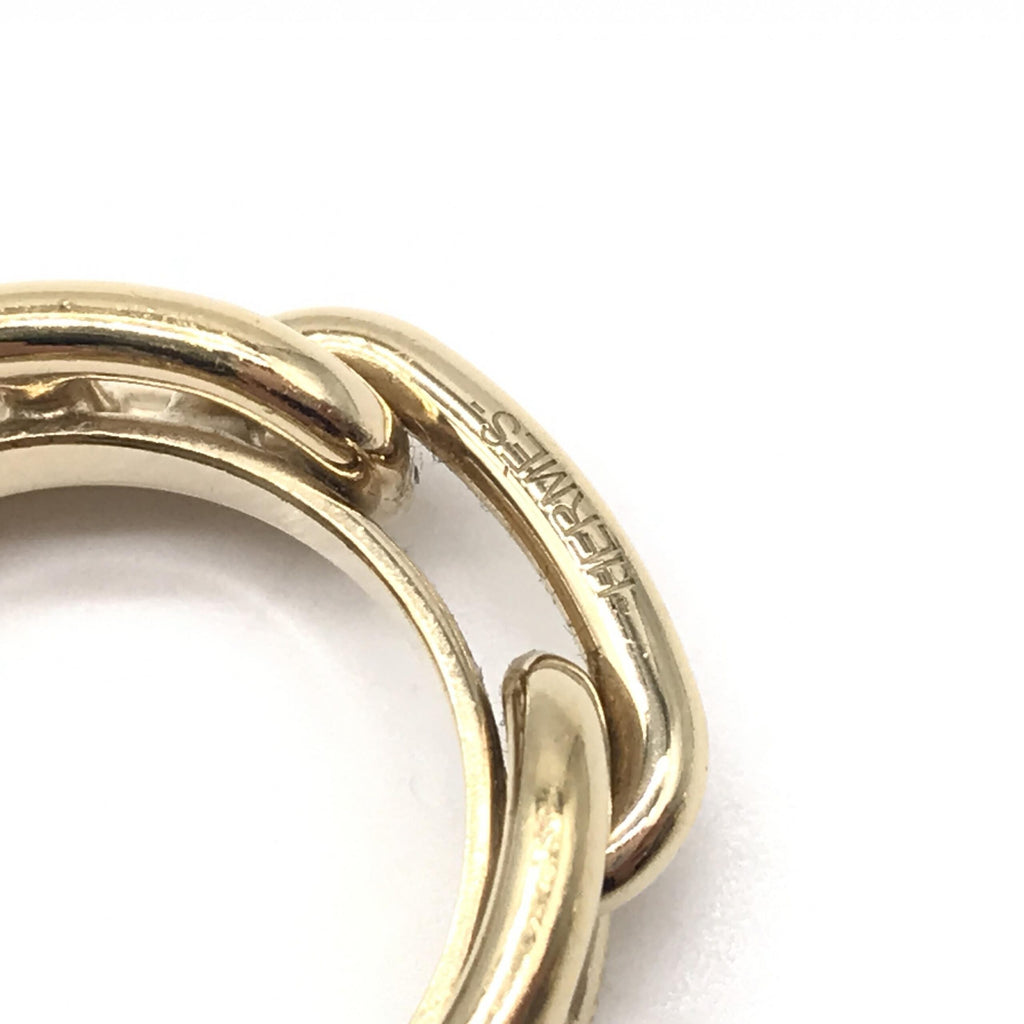 Gold-Plated Scarf Ring Accessory