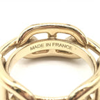 Gold-Plated Scarf Ring Accessory