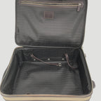 Jacquard Canvas Leather Suitcase