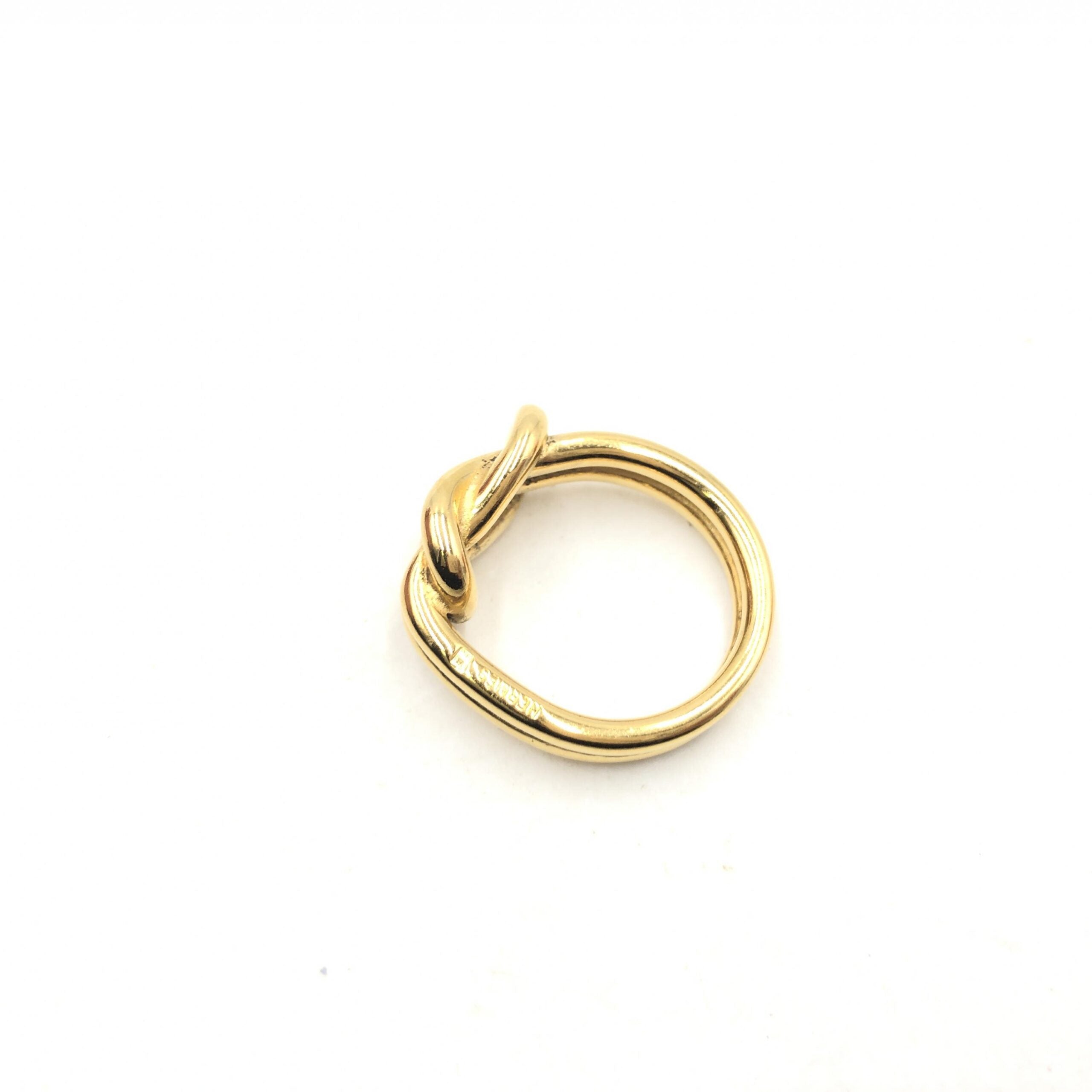 Hermes Vintage And Antique Plain Gold Ring
