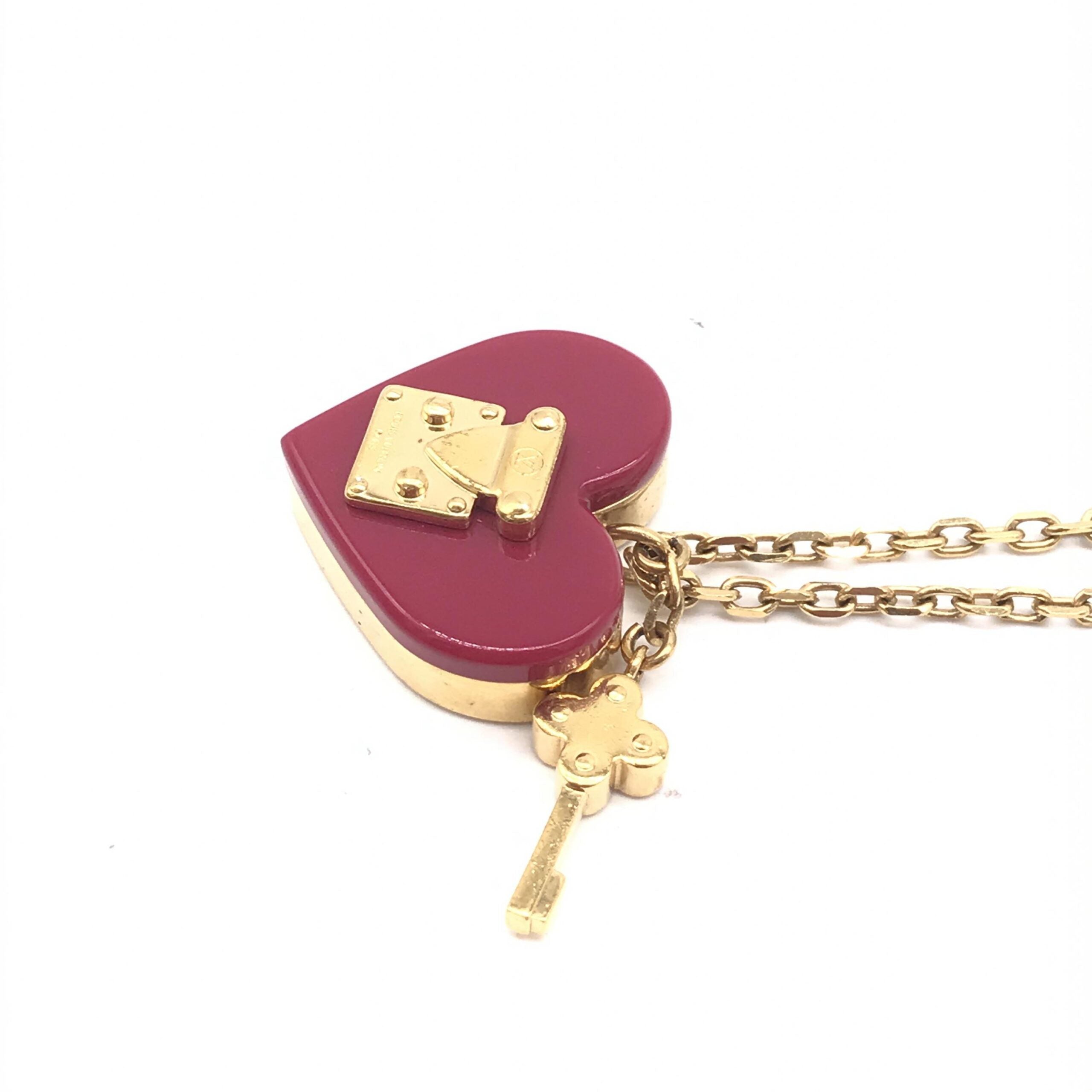 LV Heart Necklace