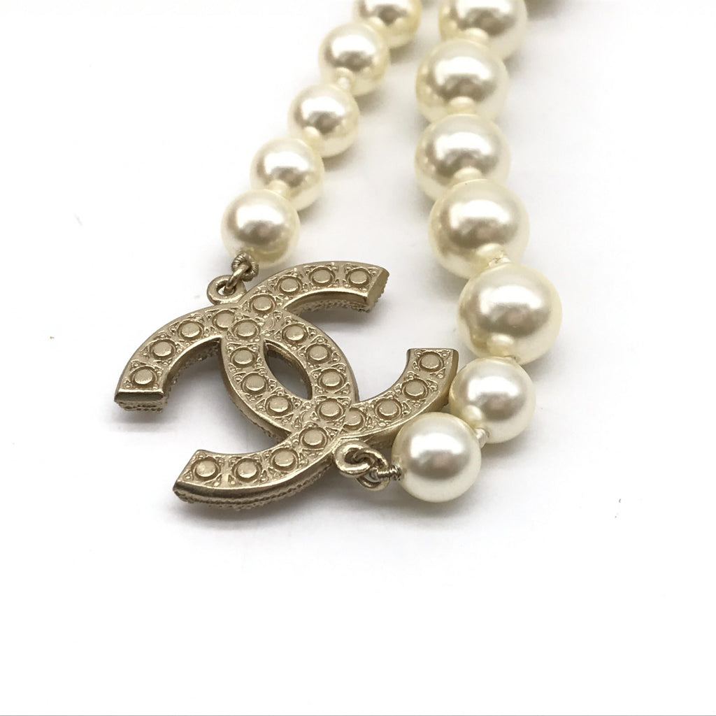 Pearl CC Necklace